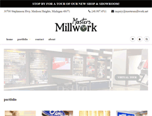 Tablet Screenshot of mastersmillwork.net